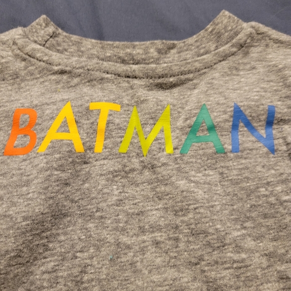 DC Batman rainbow ombre double sided infant 12m longsleeve NWT - Picture 6 of 6